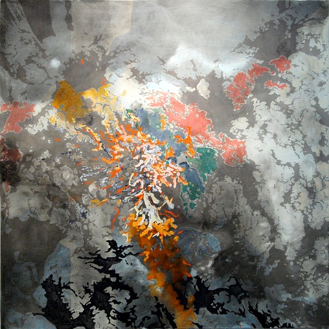 Coexistence
oil and acrylic on canvas
60 x 60"
2010
private collection