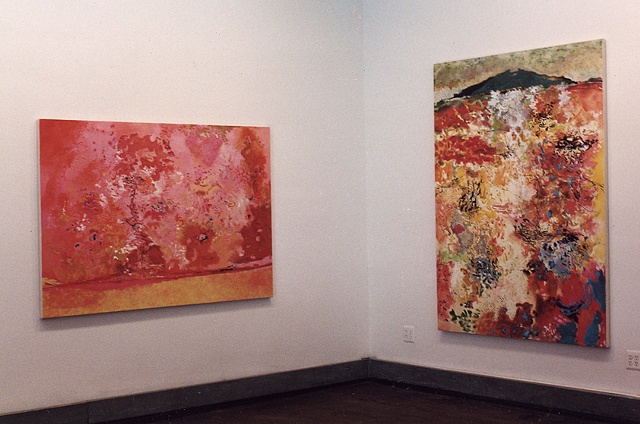 L to R, "Homage to Sienna", "Inner Visions"