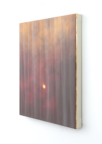 'Wildfire Sunrise Behind Sheer Curtain (1)'