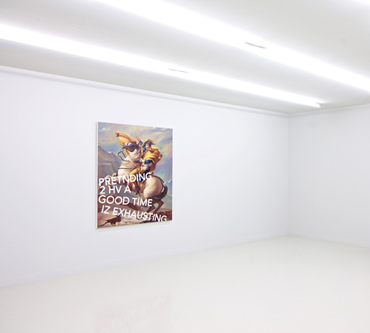 Installation view "Happy Go Lucky"

