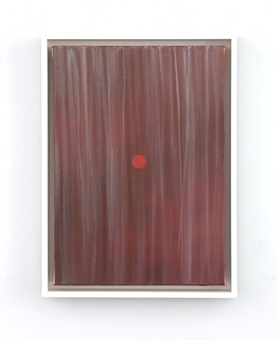 'Red Sun (Wildfire Sunset Behind Sheer Curtain)'