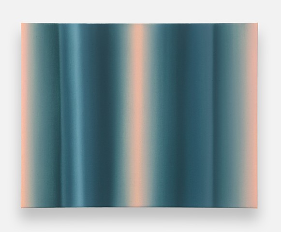 'Glowing Green Curtain Study'