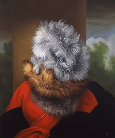 Three Faux Furs: Abigail Inskeep (after Peale)
