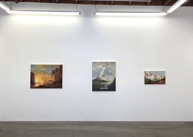 Installation view "The Birds Will Sing"