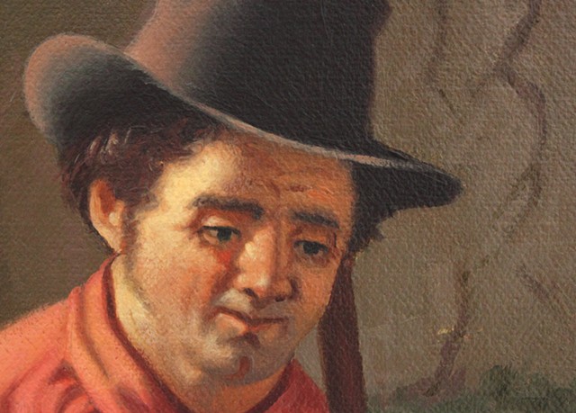 Fishing On The Mississippi: Because They Broke, But Always Have Money For Whiskey, detail