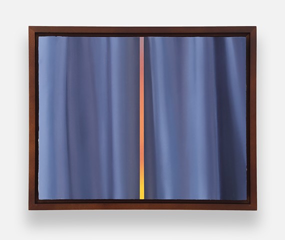 First Sun and Blue Curtain I