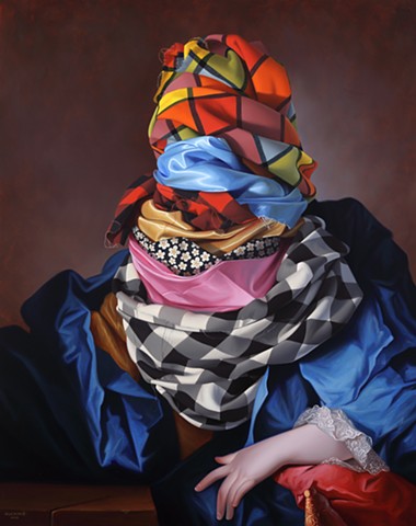 Various Fabrics: Portrait of a Noblewoman (after Nattier)