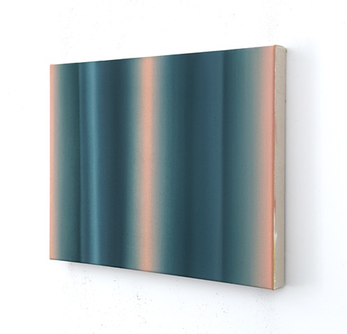 'Glowing Green Curtain Study'