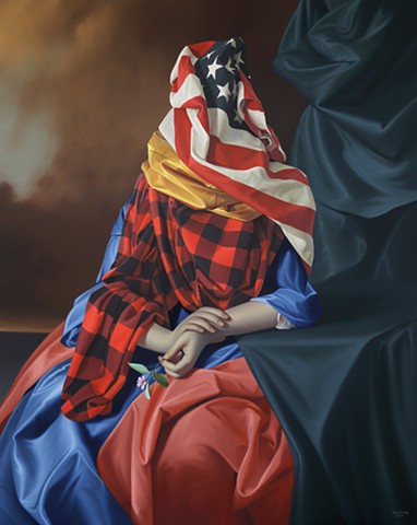American Portrait II: Mrs. Joseph Hooper (after Copley)