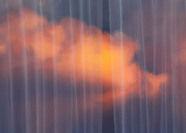 'Last Sun Behind Sheer Curtain,' detail 
