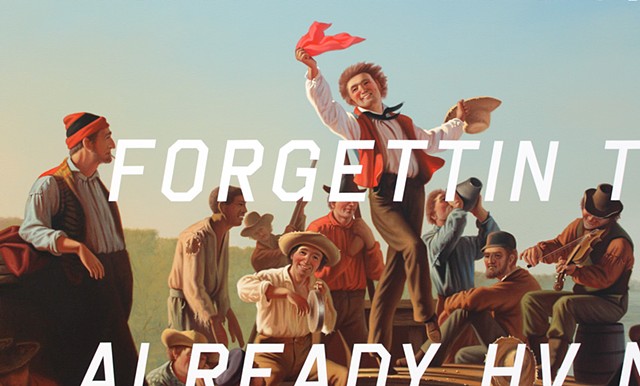 The Jolly Flatboatmen In Port: I Be Making Moves Forgetting That I Already Have Moves, detail