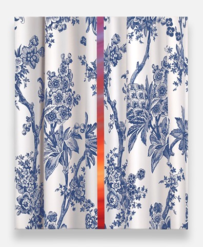 'First Sun and Toile De Jouy Curtain'
