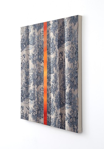 ‘First Sun and Toile de Jouy Curtain (2)’