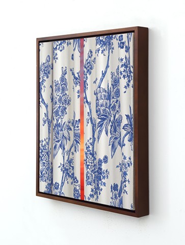 'First Sun and Toile De Jouy Curtain Study'