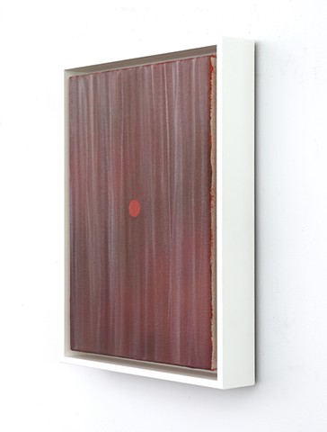 'Red Sun (Wildfire Sunset Behind Sheer Curtain)'