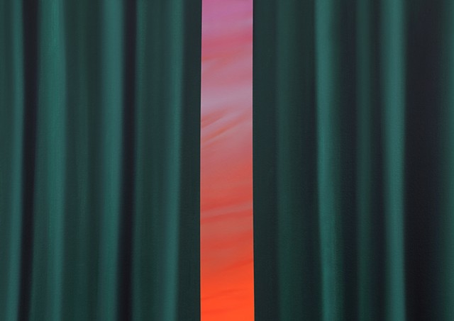 'First Sun and Green Curtain,' detail