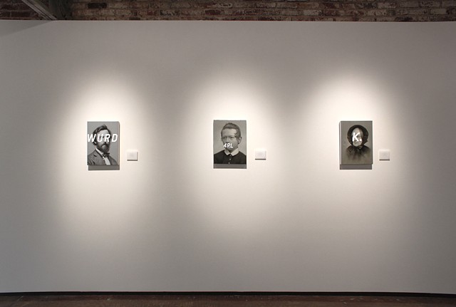 Installation View "The American __tier"

