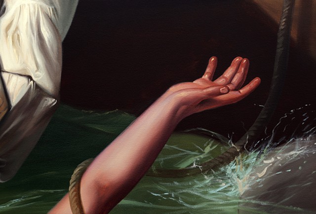 (Watson and The Shark), detail

