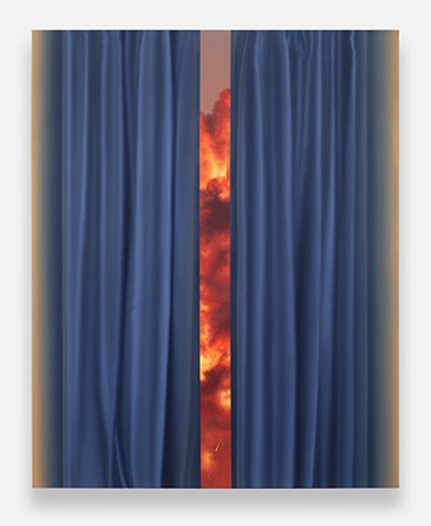 ‘War Cloud and Glowing Blue Curtain’