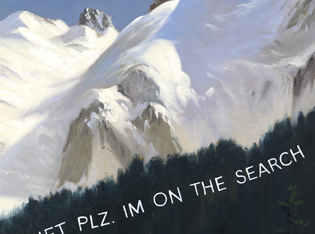 Piz Bernina: Quiet Please. I'm On The Search For My Future Ex, detail