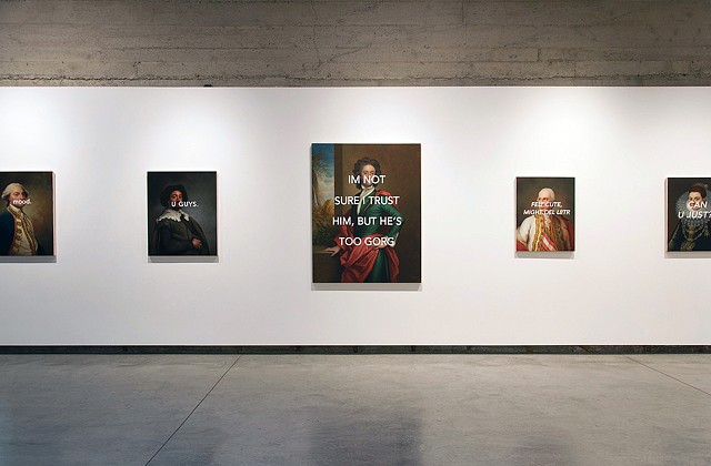 Installation view "All You Had To Do Was Call"