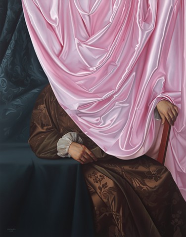 Portrait in Pink Satin Fabric (Joseph Sherburne after Copley)