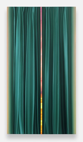 ‘First Sun and Glowing Green Curtain (2)’