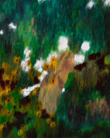 The clouds hovered above the valley, taking the form of him, the form of her, the form of us (closed mouth) (detail)