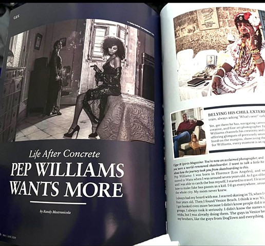 Pep Williams in Cigar and Spirits Magazine 