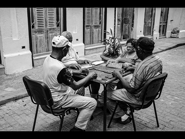 Dominoes on the streets of Cuba. Havana,Cuba. 