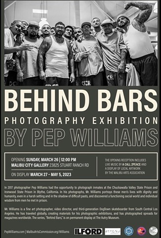 Pep Williams Solo Show "Behind Bars"