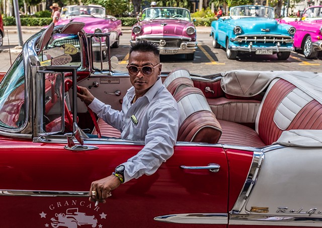 Driver. Havana, Cuba.