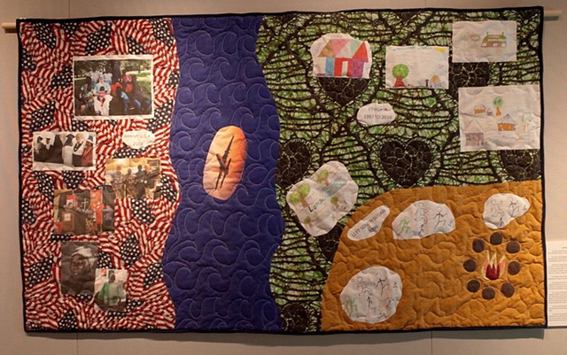 Journey story quilt: South Sudan