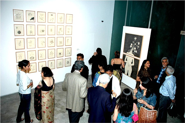 'My Body, the Seed' and 'Code of Conduct' Series (Gallery view, Bodhi Art, Mumbai, India)