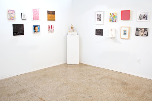 Small Works 2017 at Trestle Gallery, installation view
(Easter Candy pictured to the right of center)