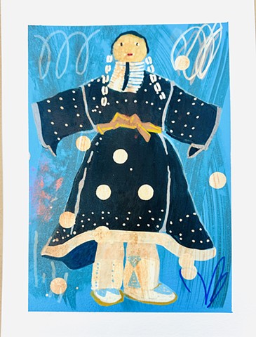 Nimiipuu Doll black dress