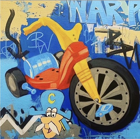 War pony study - blue 