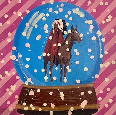 Snow Globe - Equestrian 