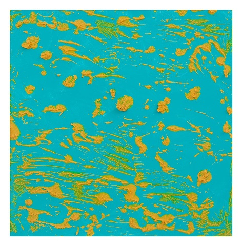 In Time of Silver Rain (Turquoise Yellow)