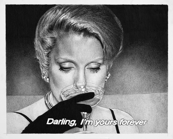 Subtitled Film Still: Darling, I'm Yours Forever