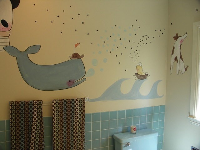 Bathroom Mural - Private Commission