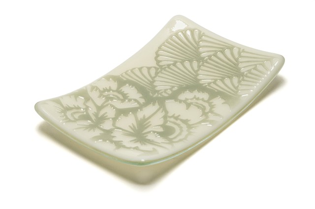 Jewelry Plate Floral (Sage)