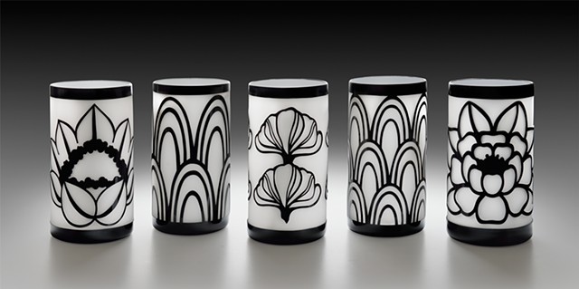 Black and White Mini Cylinder Series #2