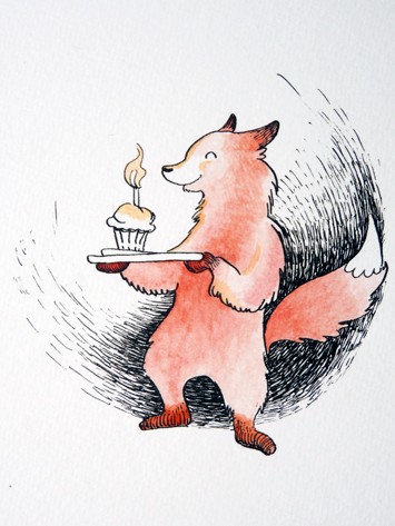 birthday fox