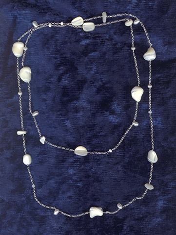 Opera Length Mixed Pearl Twist Necklace