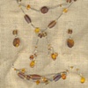 Amber and Glass Lariat Set