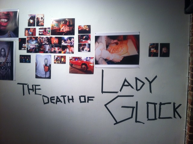 "The Death of Lady Glock" Exhibition Installation Shots (2011)