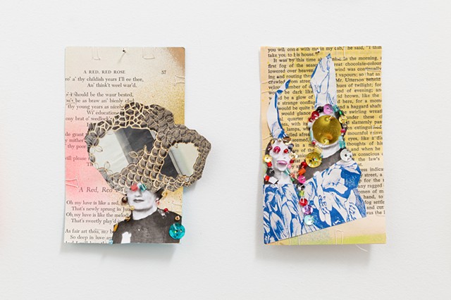 "My Family, Friends, (and  I) as Tarot Cards" - Detail of installation