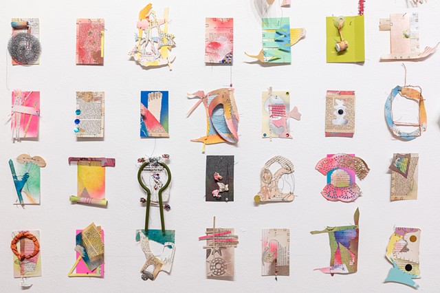 1001 Nights (more or less) -Detail of installation 