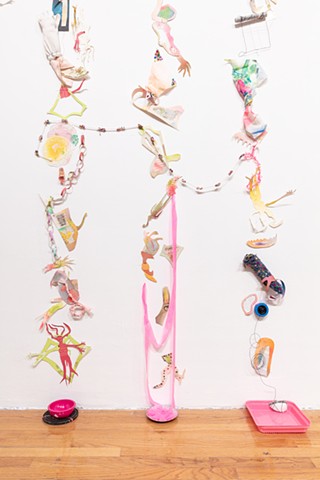 "Less Than You Know/More Than You Imagine" Detail of installation